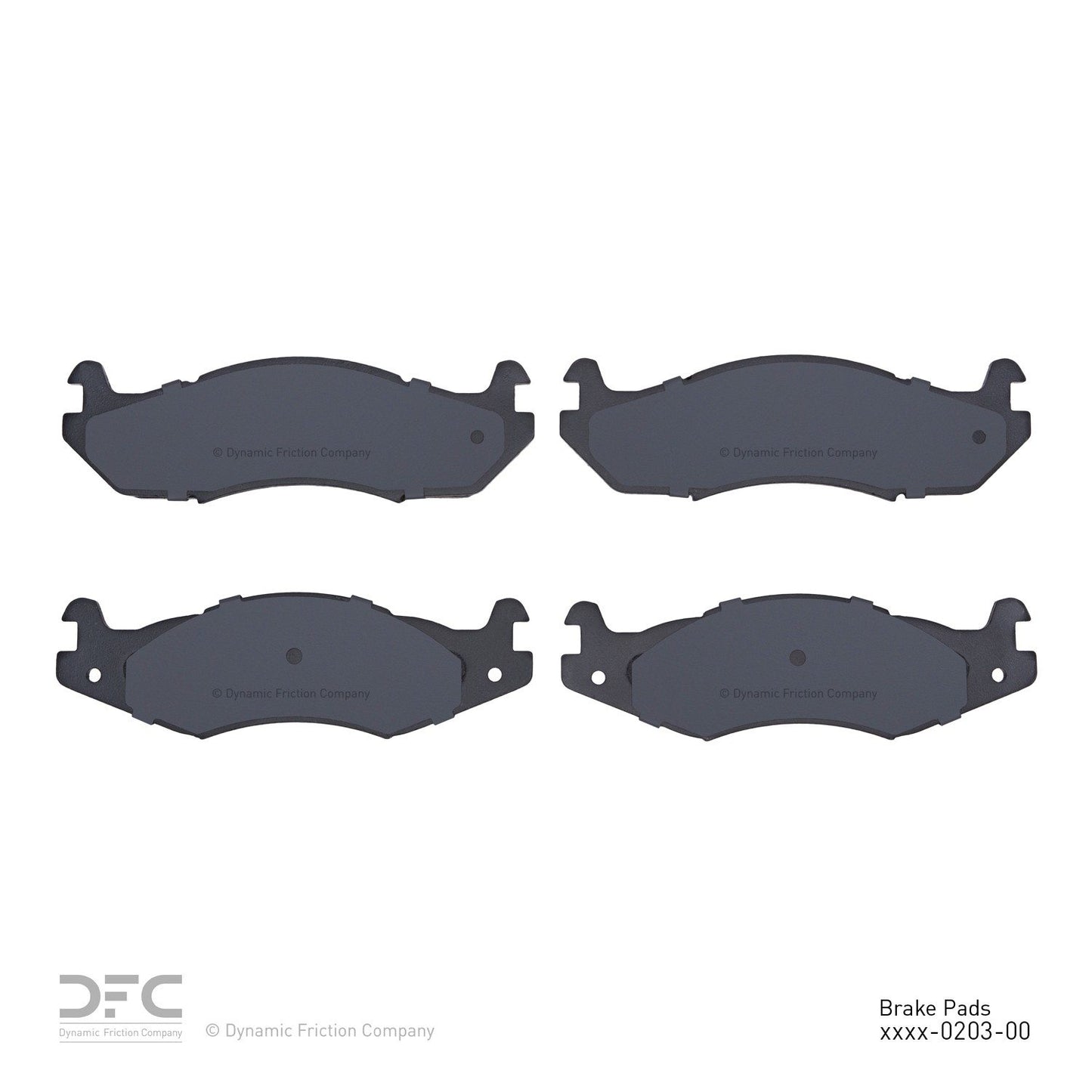Dynamic Friction Company Disc Brake Pad Set 1400-0203-00