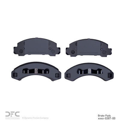 Dynamic Friction Company Disc Brake Pad Set 1400-0387-00