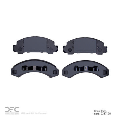 Dynamic Friction Company Disc Brake Pad Set 1400-0387-00