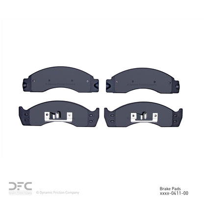 Dynamic Friction Company Disc Brake Pad Set 1400-0411-00