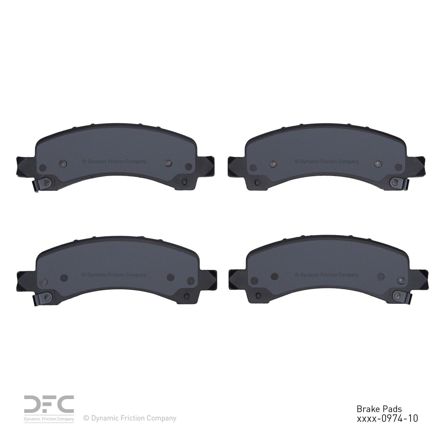 Dynamic Friction Company Disc Brake Pad Set 1400-0974-10
