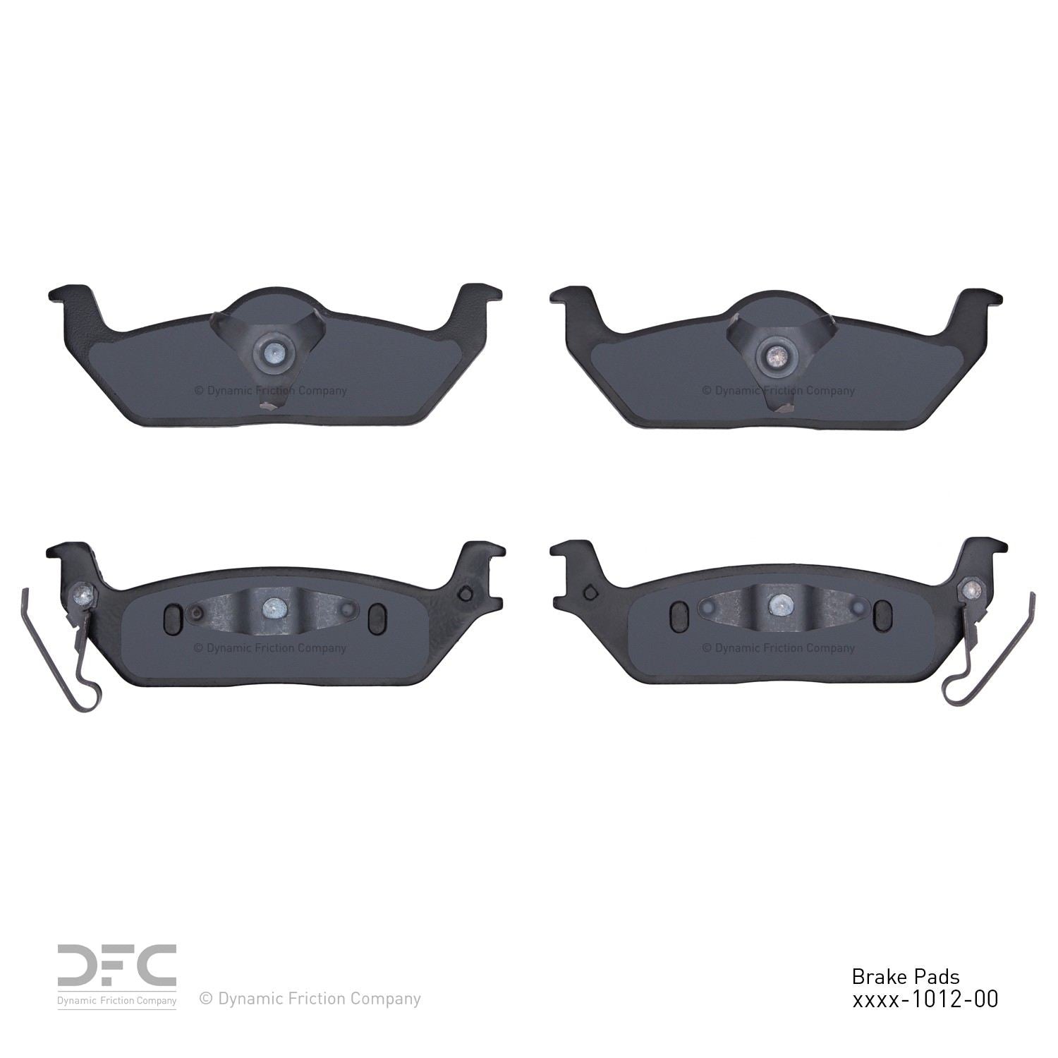 Dynamic Friction Company Disc Brake Pad Set 1400-1012-00