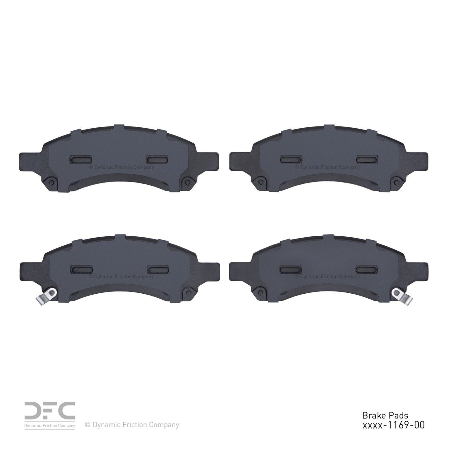 Dynamic Friction Company Disc Brake Pad Set 1400-1169-00