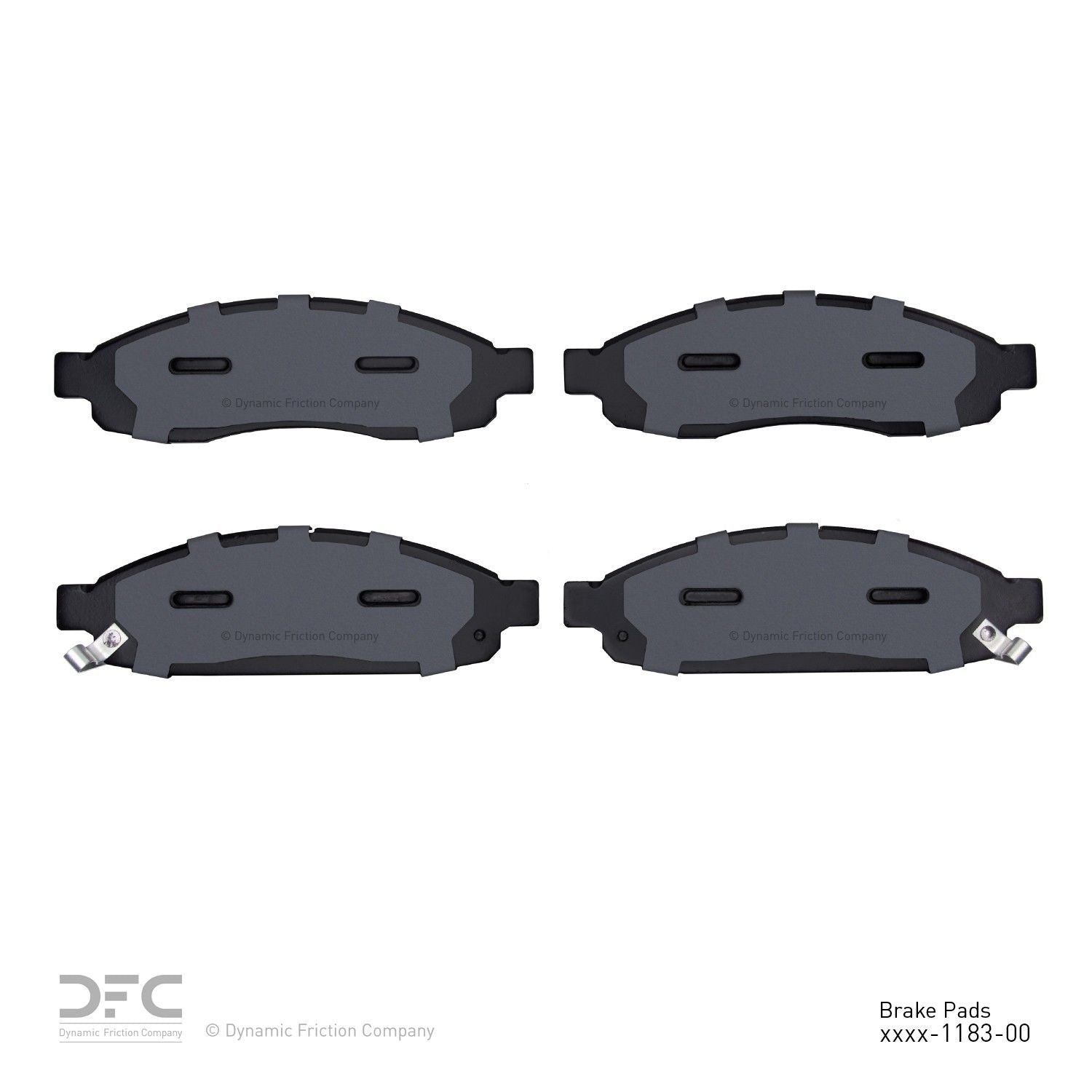 Dynamic Friction Company Disc Brake Pad Set 1400-1183-00