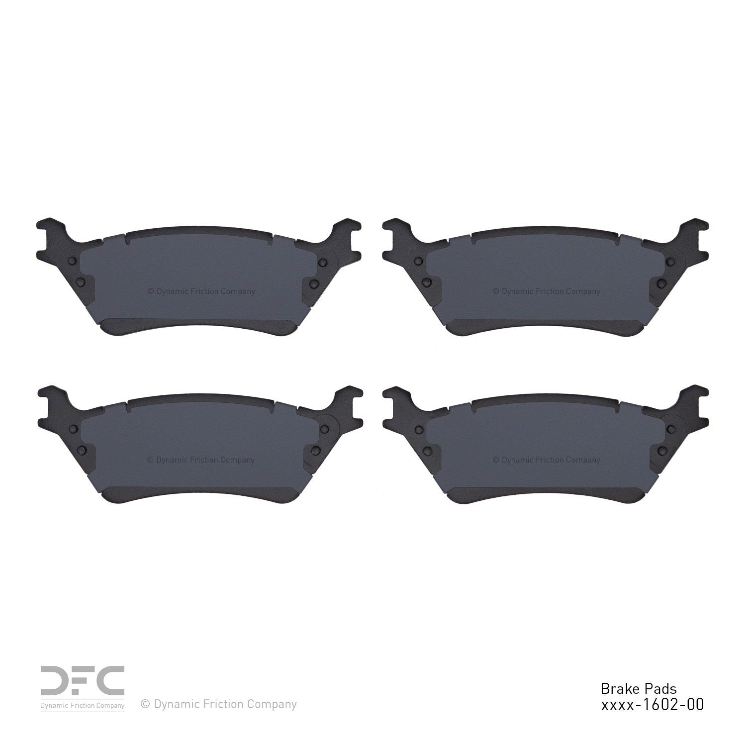 Dynamic Friction Company Disc Brake Pad Set 1400-1602-00