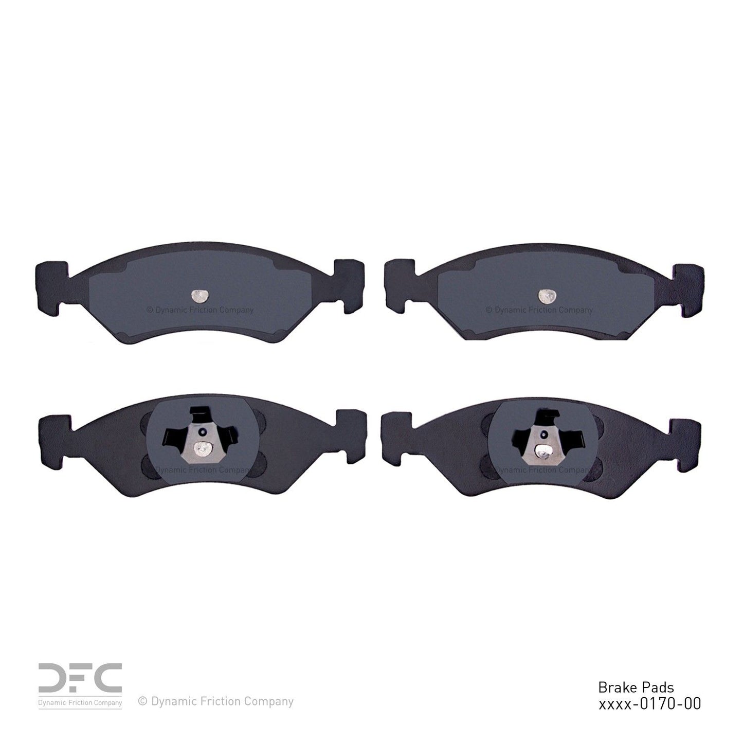 Dynamic Friction Company Disc Brake Pad Set 1551-0170-00