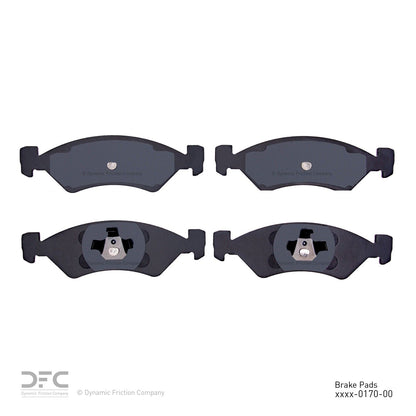 Dynamic Friction Company Disc Brake Pad Set 1551-0170-00