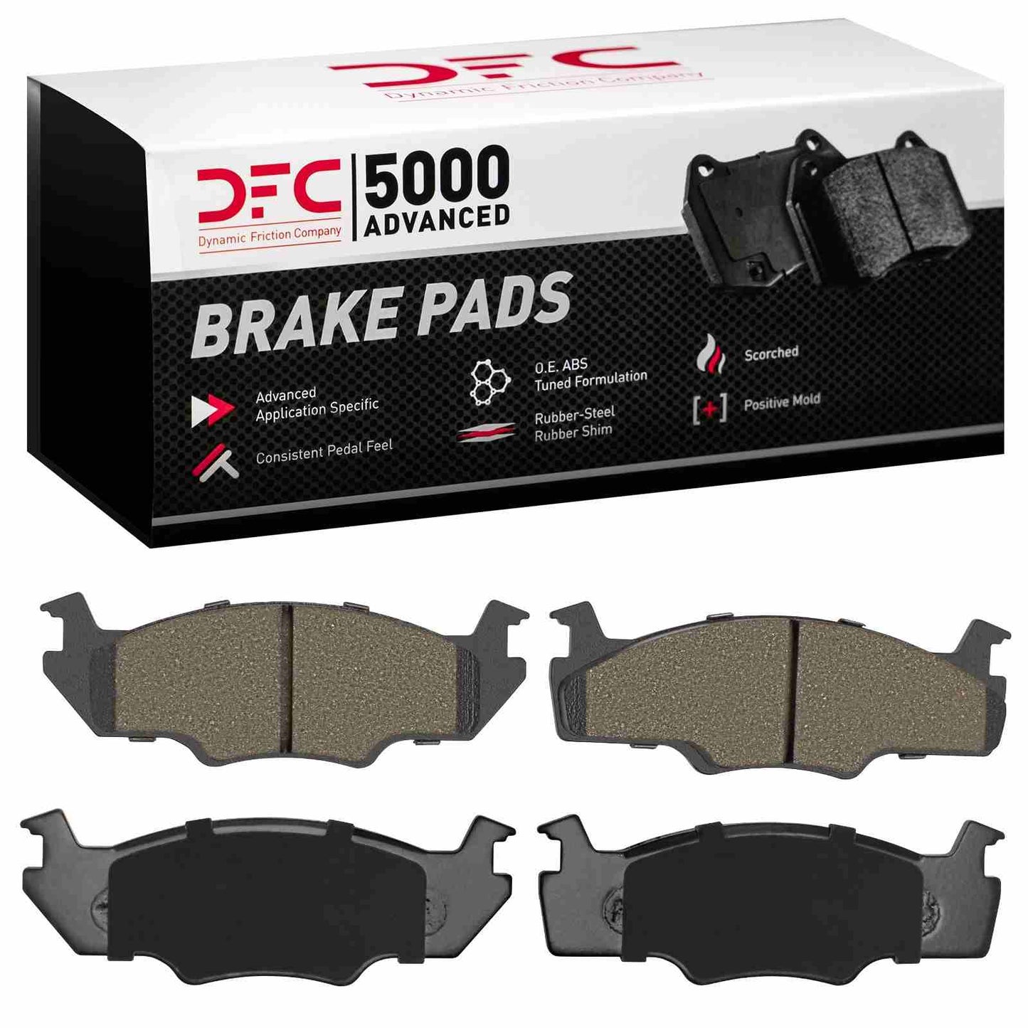 Dynamic Friction Company Disc Brake Pad Set 1551-0206-00
