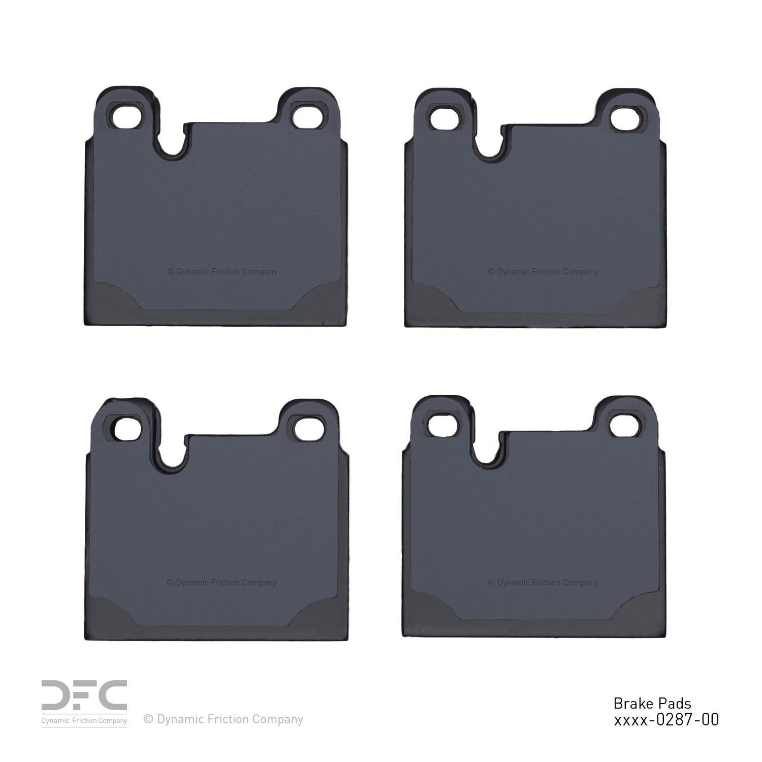 Dynamic Friction Company Disc Brake Pad Set 1551-0287-00