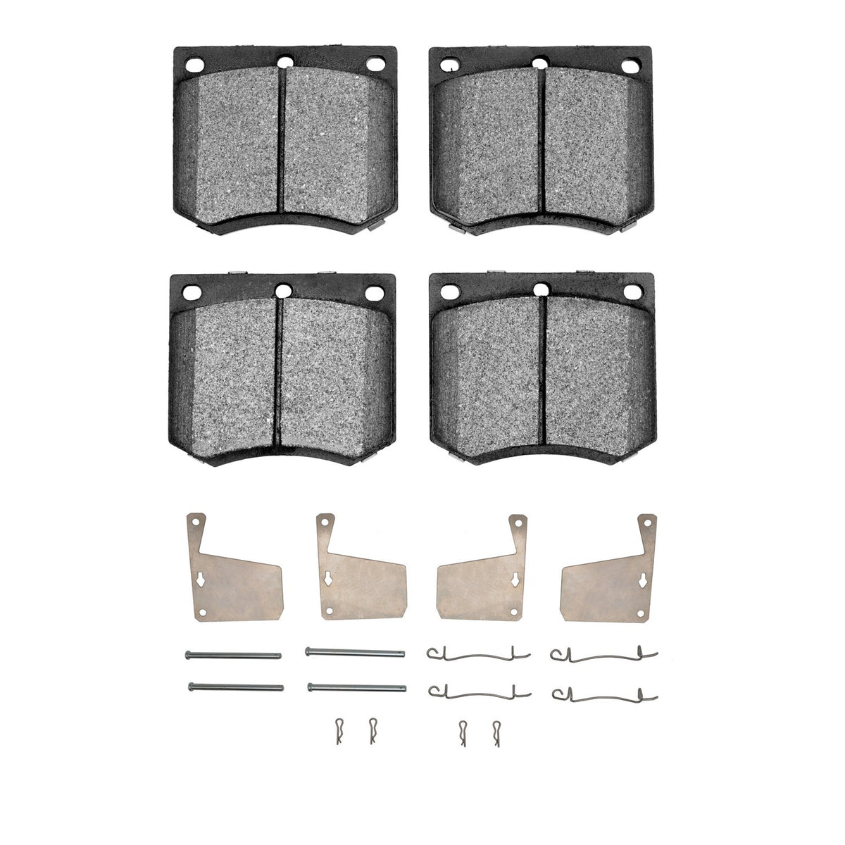 DFC 70-77 Mercury Capri Front 5000 Advanced Ceramic Brake Pads and Hardware Kit 1551-0330-03
