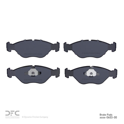 Dynamic Friction Company Disc Brake Pad Set 1551-0403-00