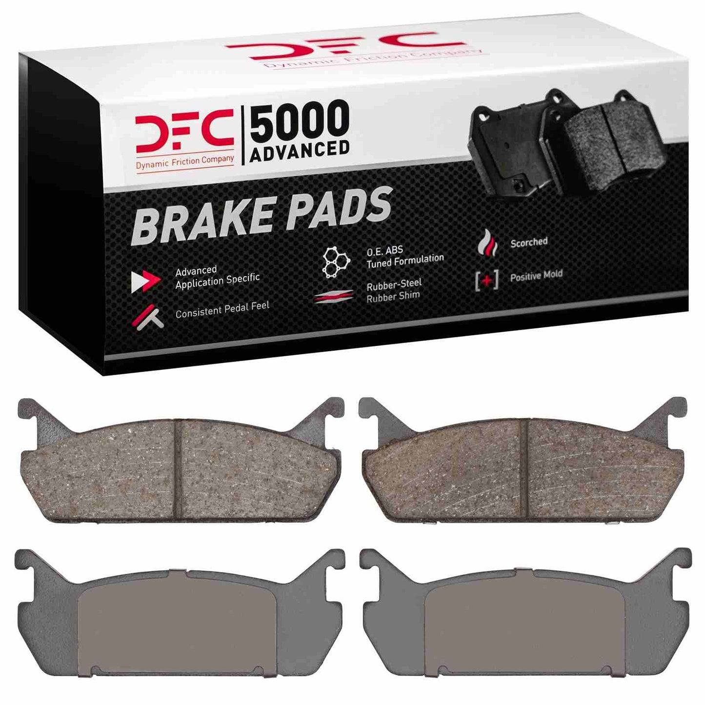 Dynamic Friction Company Disc Brake Pad Set 1551-0458-00