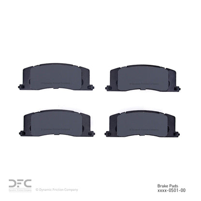 Dynamic Friction Company Disc Brake Pad Set 1551-0501-00
