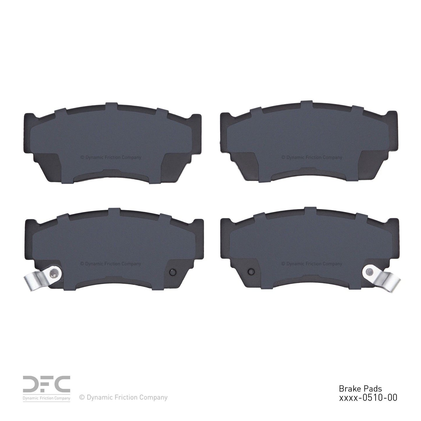 Dynamic Friction Company Disc Brake Pad Set 1551-0510-00