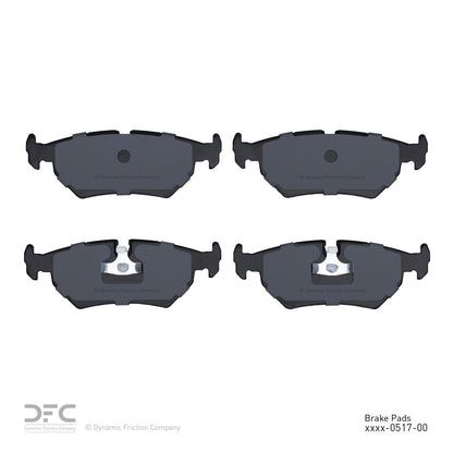 Dynamic Friction Company Disc Brake Pad Set 1551-0517-00