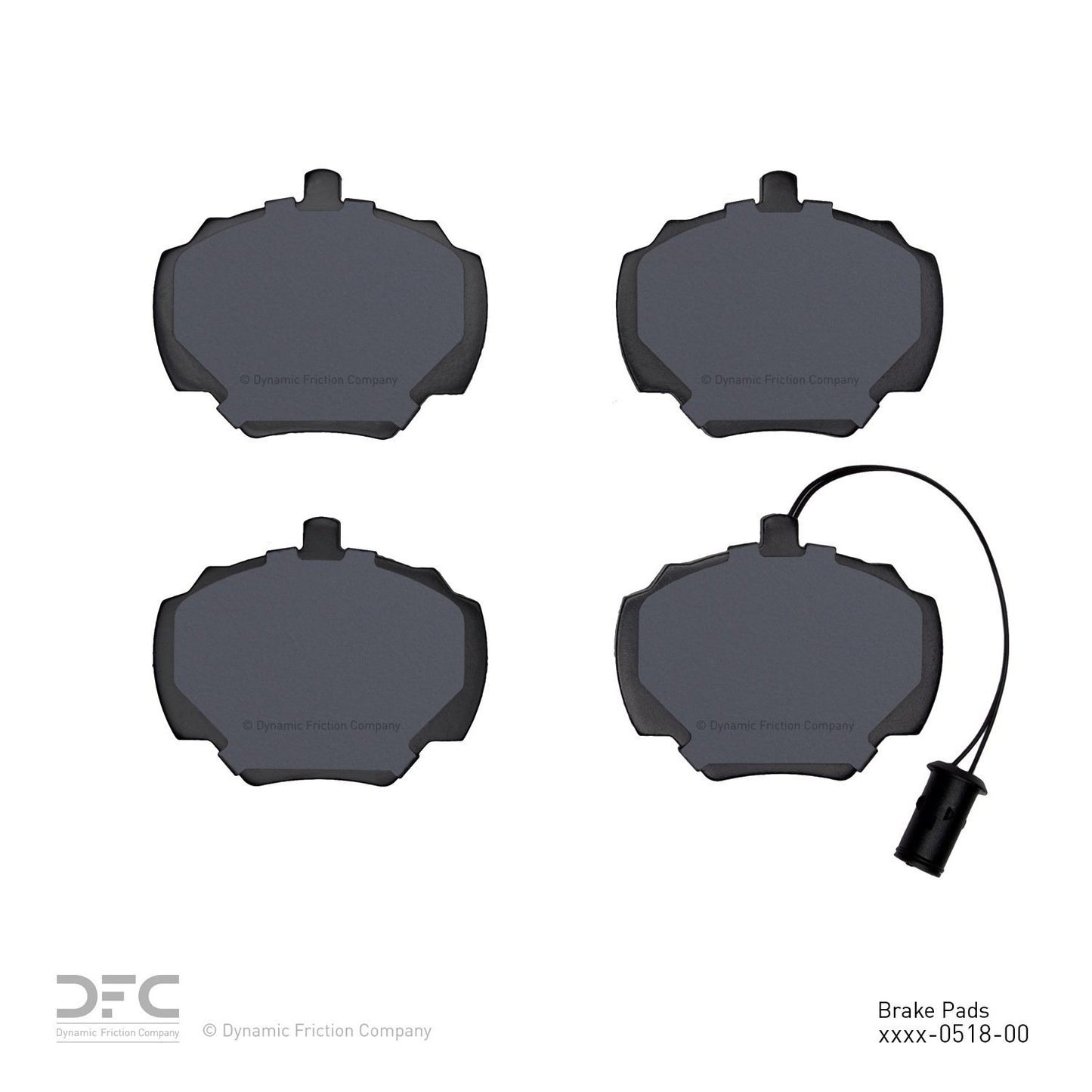 Dynamic Friction Company Disc Brake Pad Set 1551-0518-00