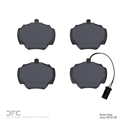 Dynamic Friction Company Disc Brake Pad Set 1551-0518-00