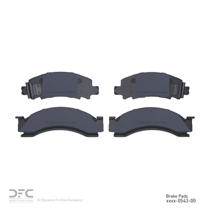 Dynamic Friction Company Disc Brake Pad Set 1551-0543-00