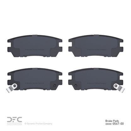 Dynamic Friction Company Disc Brake Pad Set 1551-0567-00