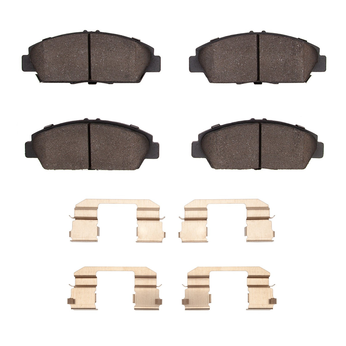 DFC 92-96 Honda Prelude Front 5000 Advanced Ceramic Brake Pads and Hardware Kit 1551-0568-01