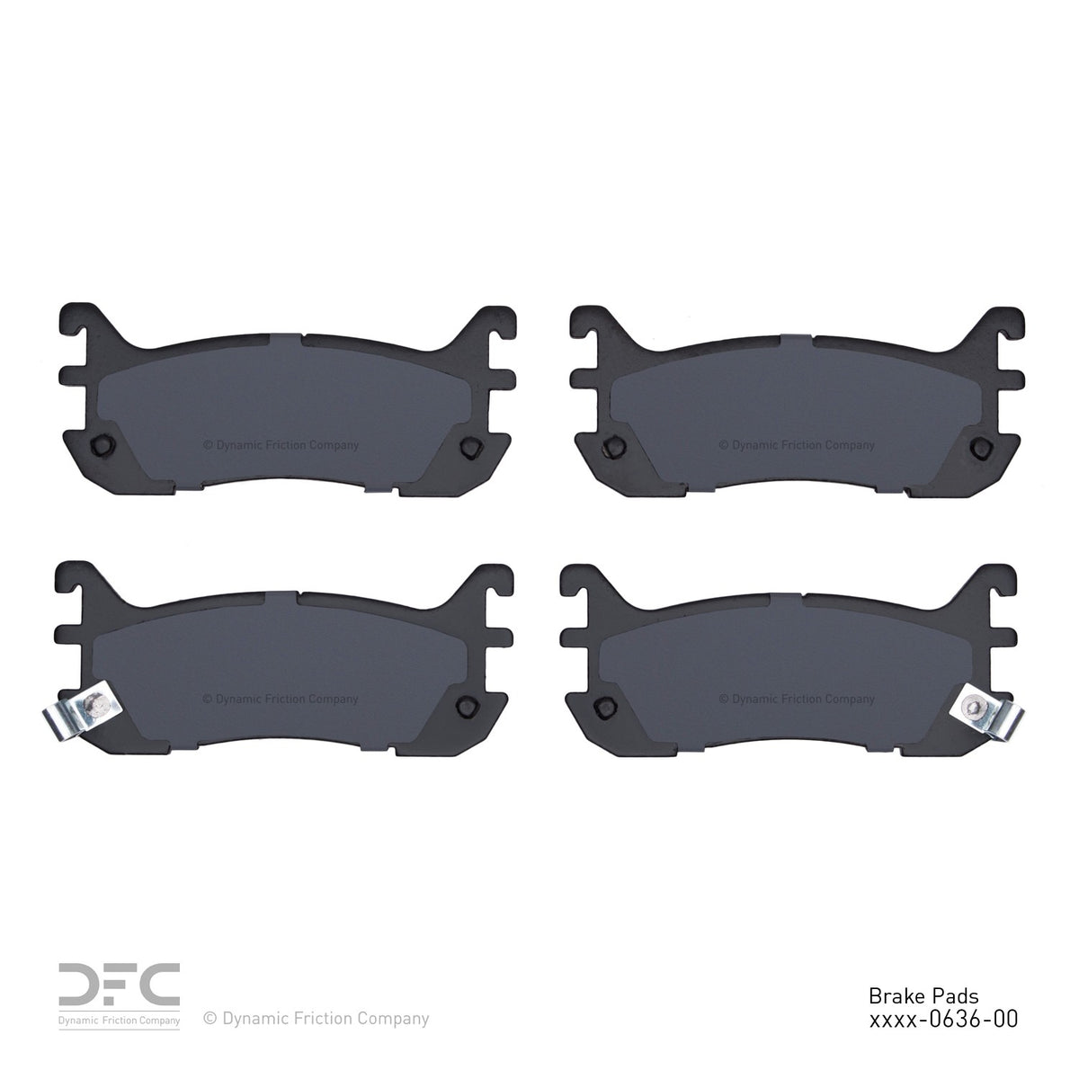 Dynamic Friction Company Disc Brake Pad Set 1551-0636-00