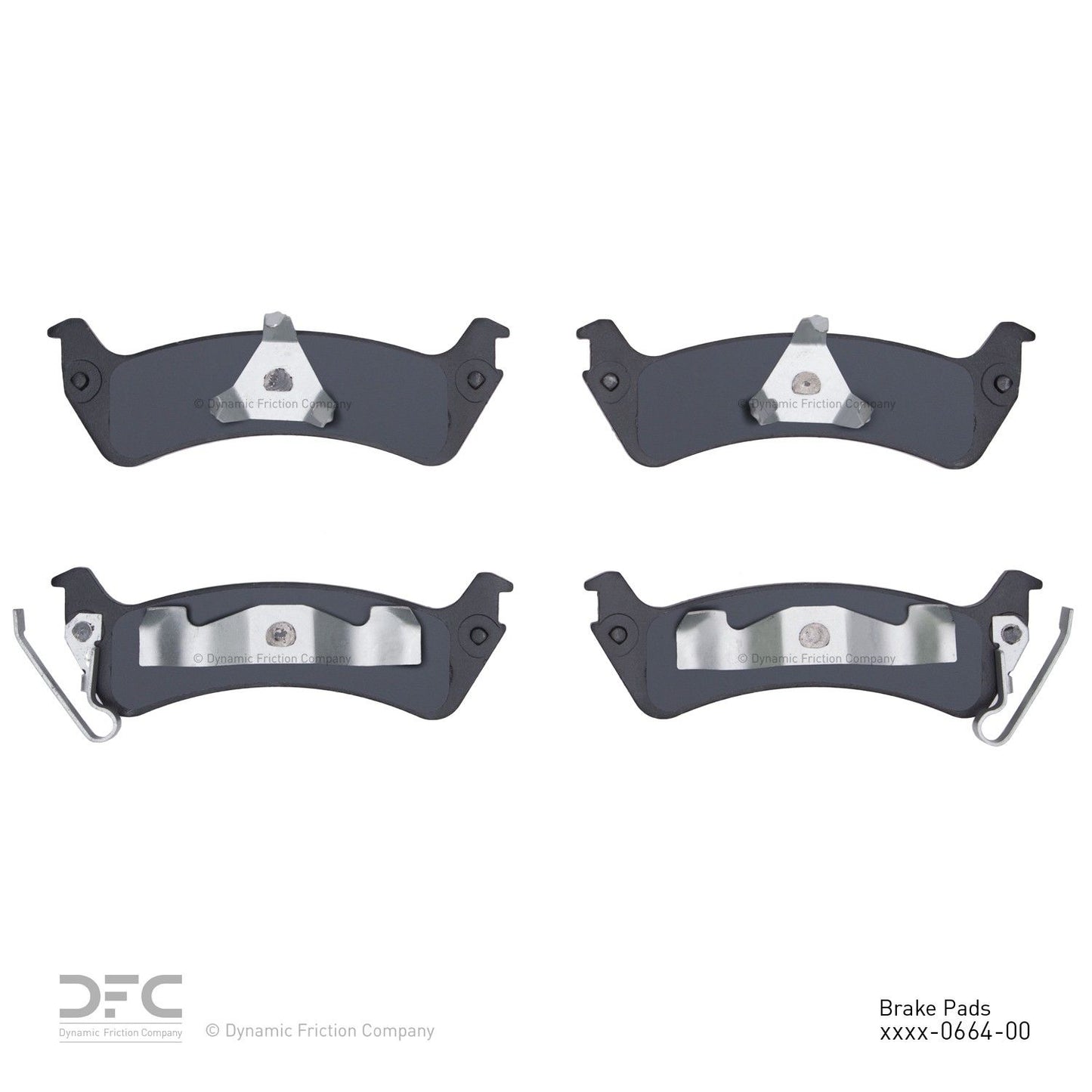 Dynamic Friction Company Disc Brake Pad Set 1551-0664-00