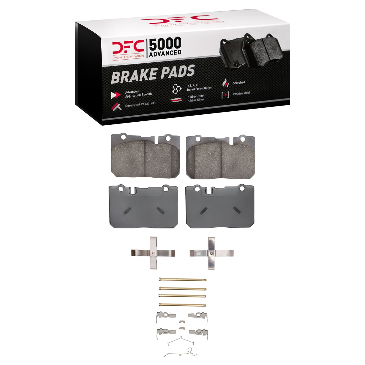 DFC 95-00 Lexus LS400 Front 5000 Advanced Ceramic Brake Pads and Hardware Kit 1551-0665-01