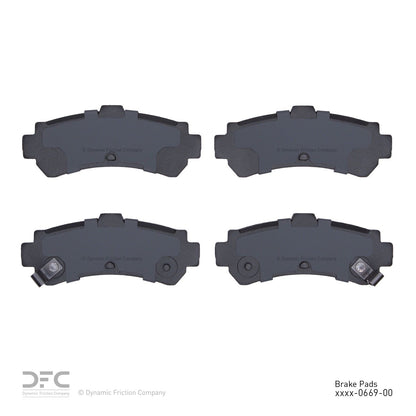 Dynamic Friction Company Disc Brake Pad Set 1551-0669-00