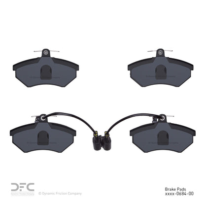 Dynamic Friction Company Disc Brake Pad Set 1551-0684-00