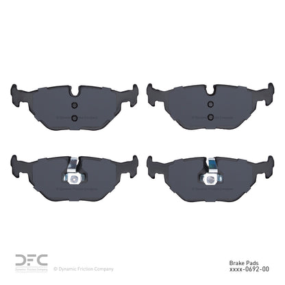 Dynamic Friction Company Disc Brake Pad Set 1551-0692-00