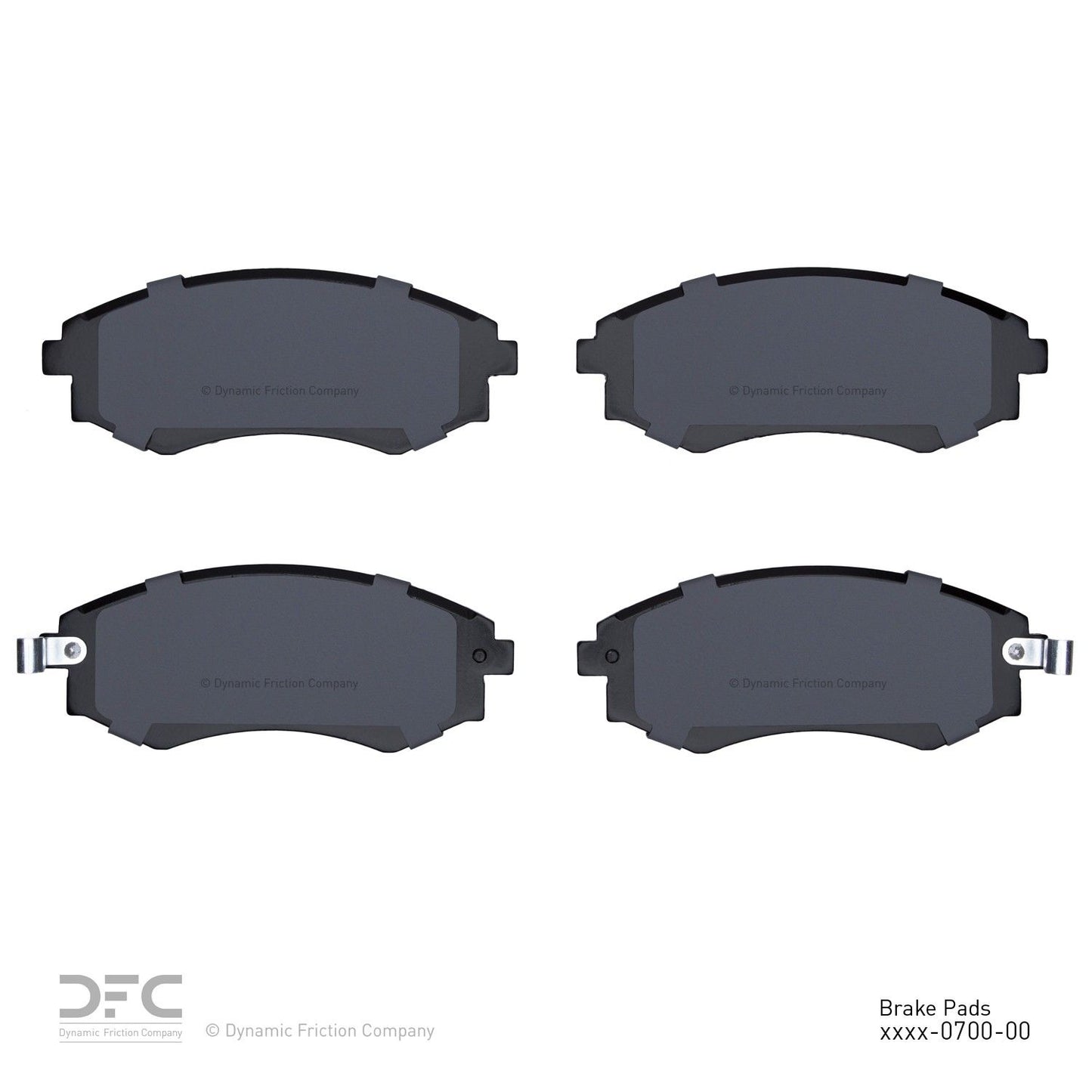 Dynamic Friction Company Disc Brake Pad Set 1551-0700-00
