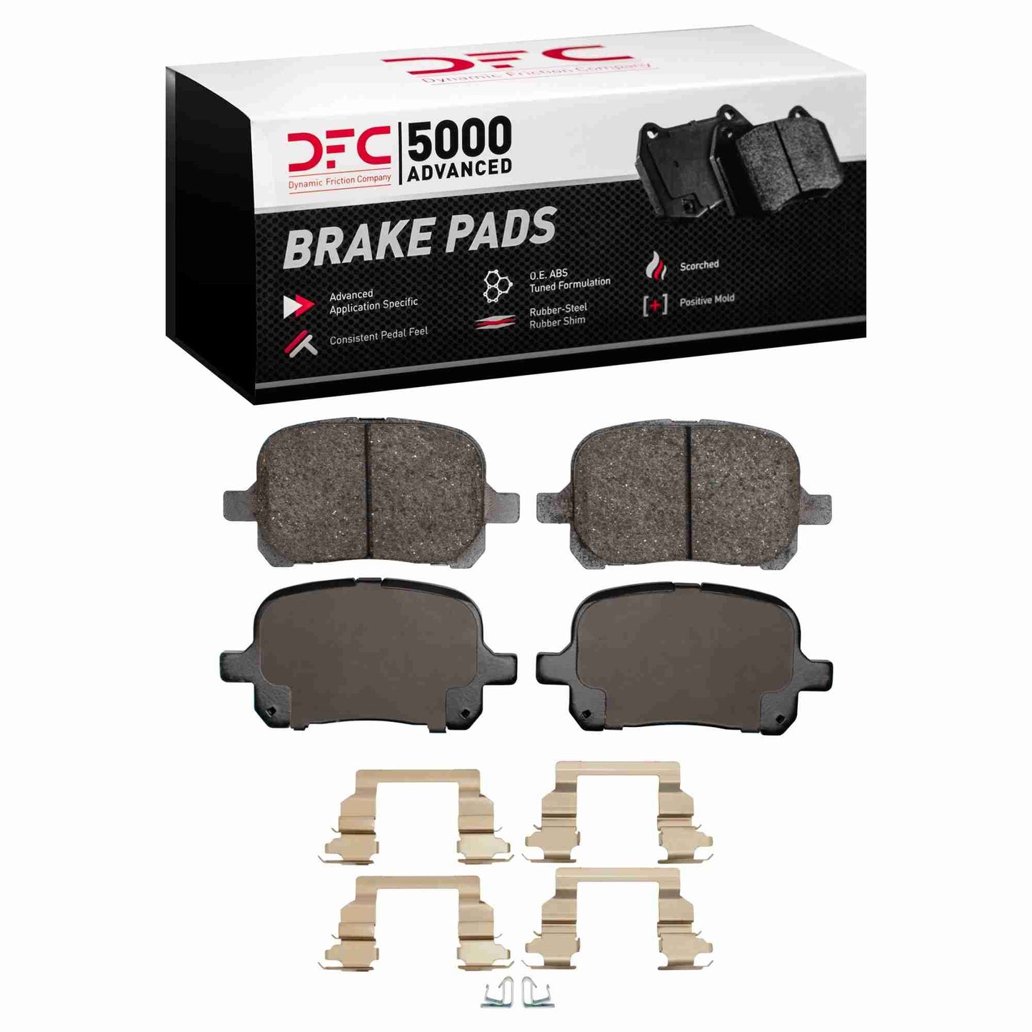 Dynamic Friction Company Disc Brake Pad Set 1551-0707-01