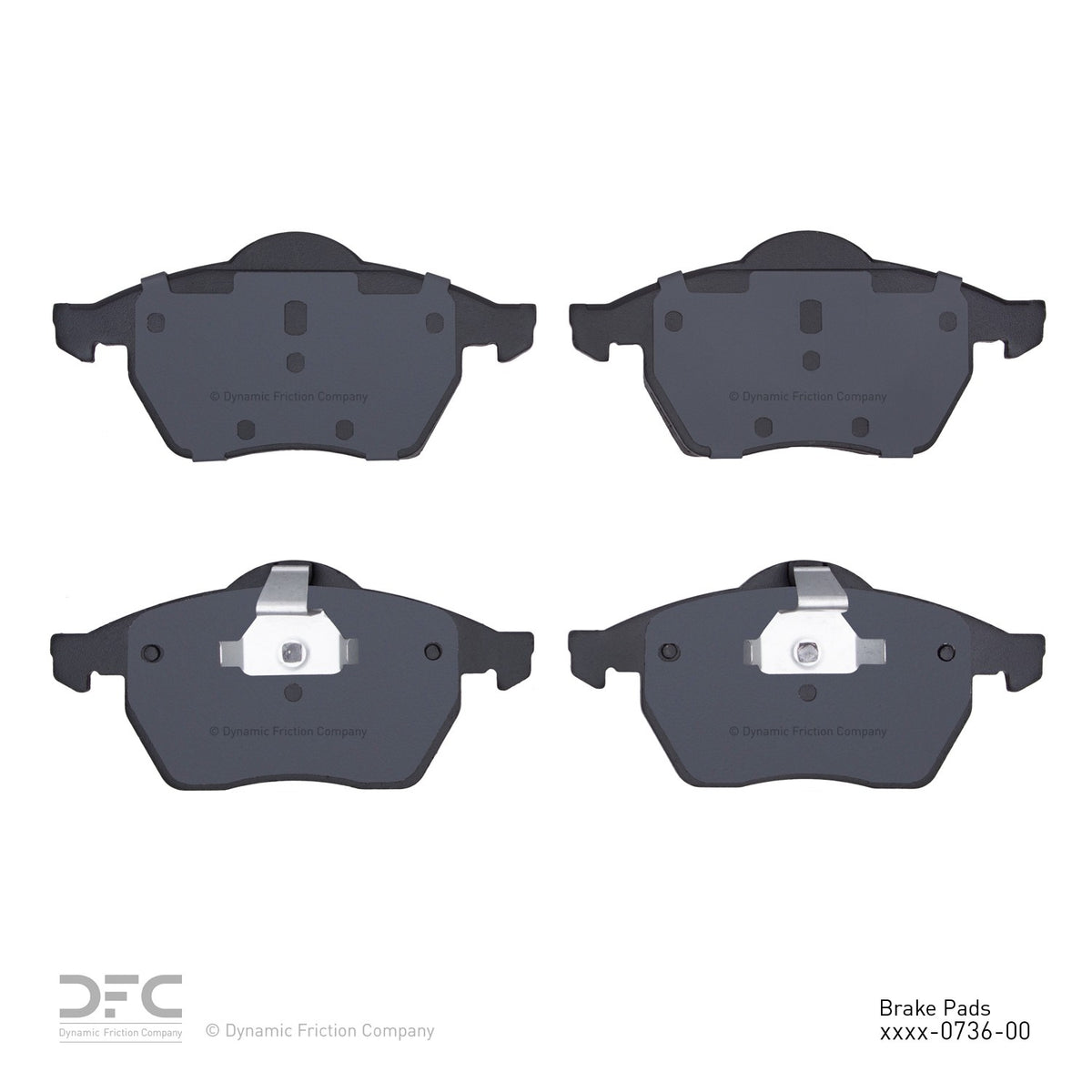 Dynamic Friction Company Disc Brake Pad Set 1551-0736-00