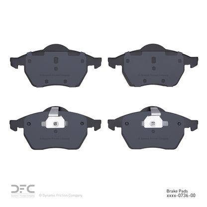 Dynamic Friction Company Disc Brake Pad Set 1551-0736-00
