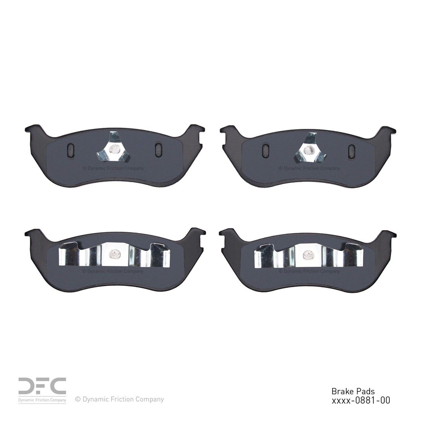 Dynamic Friction Company Disc Brake Pad Set 1551-0881-00