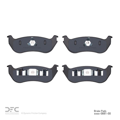 Dynamic Friction Company Disc Brake Pad Set 1551-0881-00