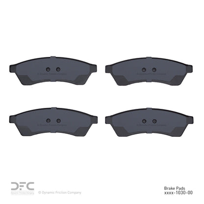 Dynamic Friction Company Disc Brake Pad Set 1551-1030-00
