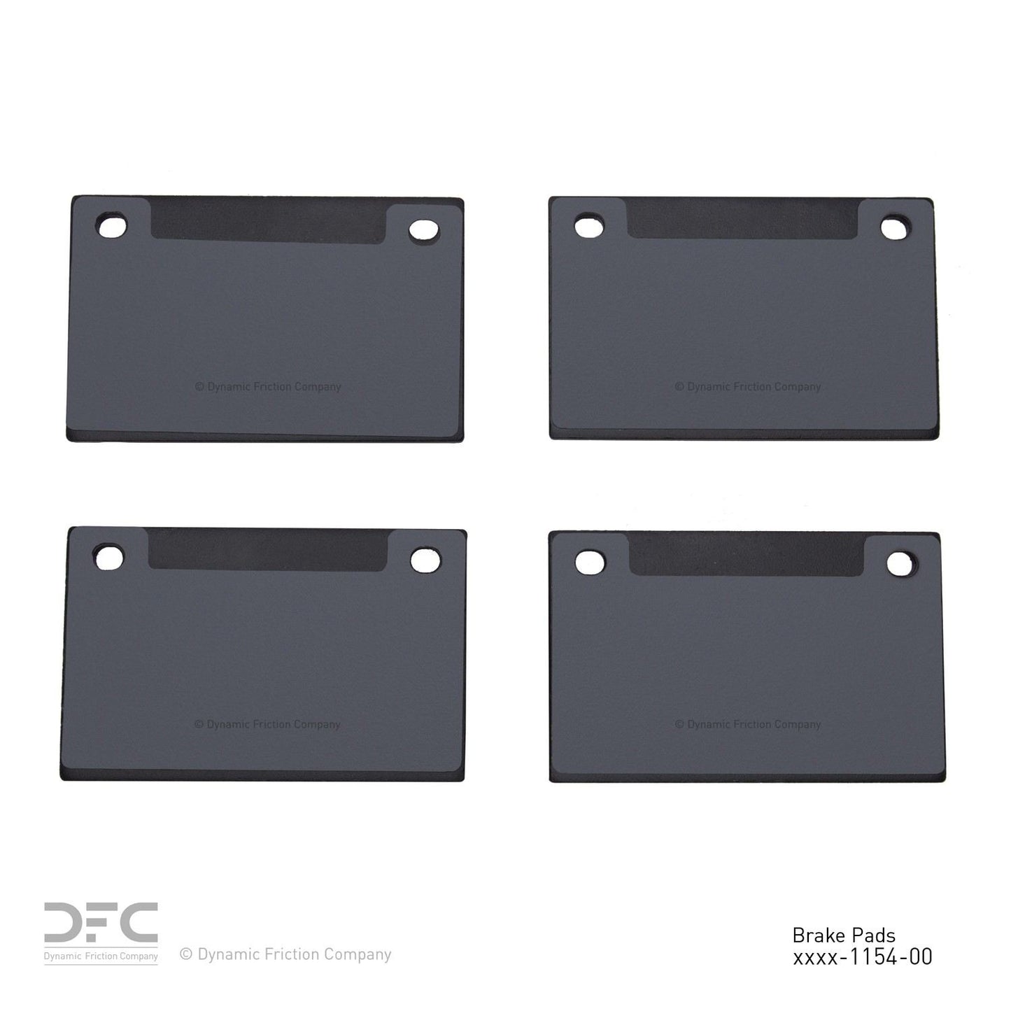 Dynamic Friction Company Disc Brake Pad Set 1551-1154-00