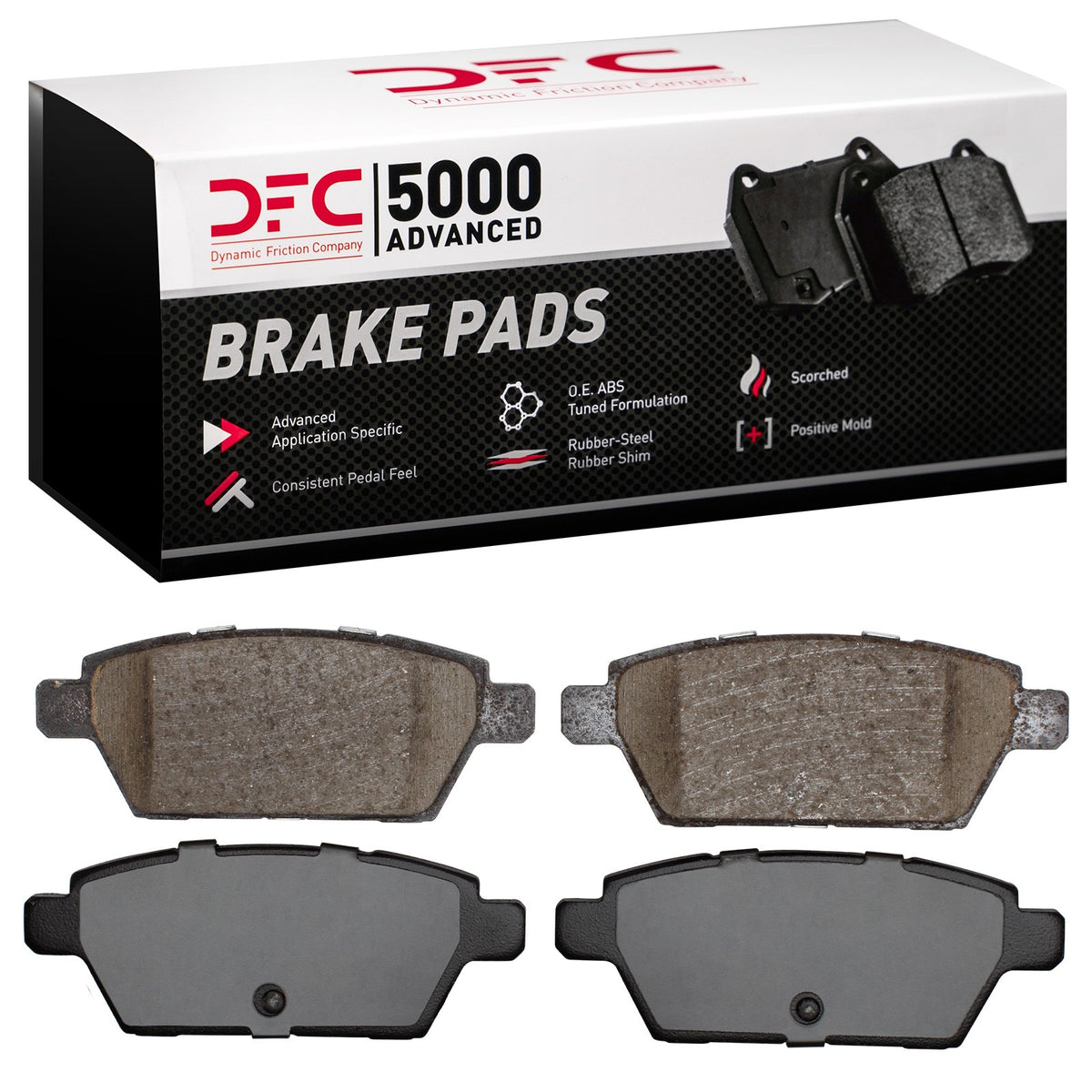 Dynamic Friction Company Disc Brake Pad Set 1551-1161-00