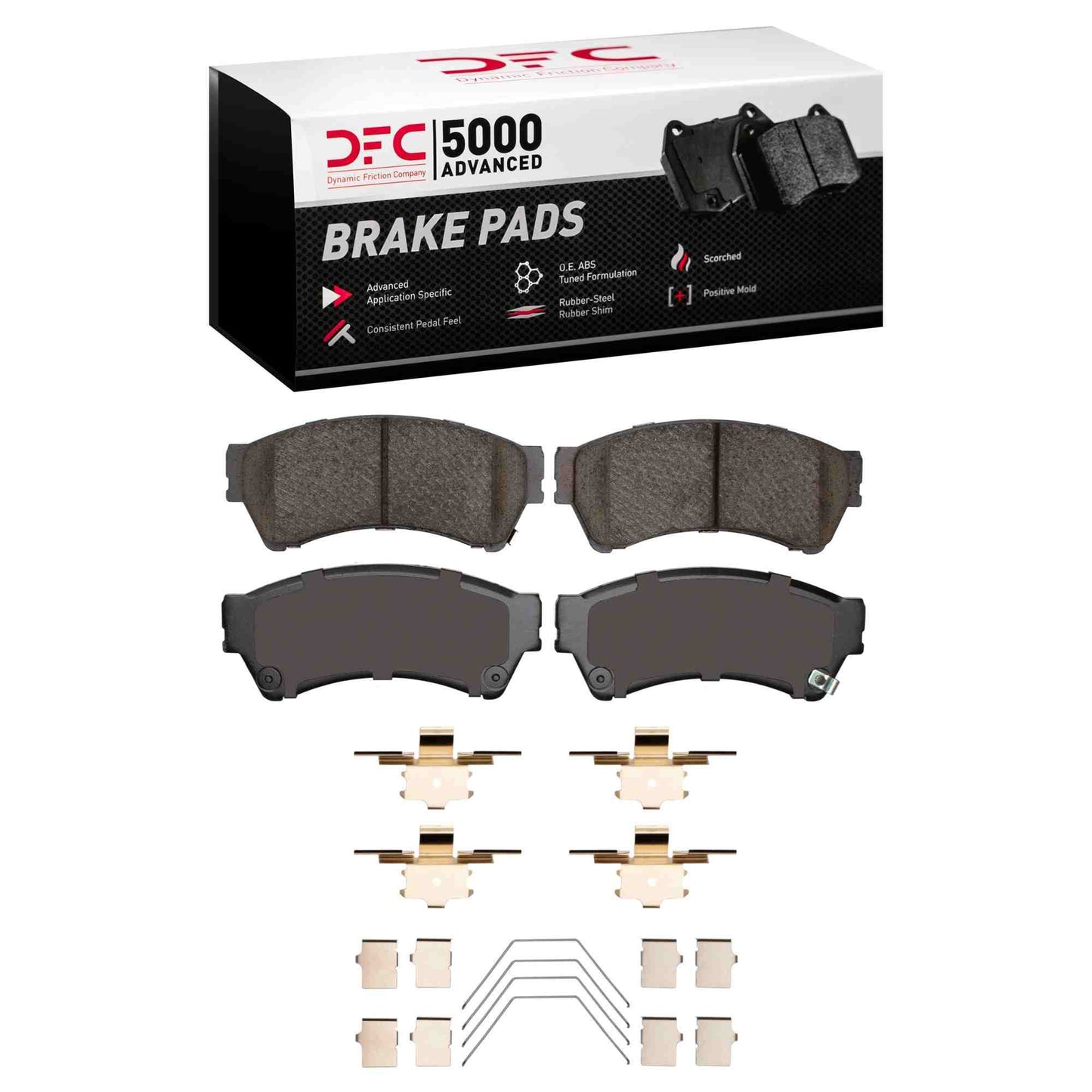 Dynamic Friction Company Disc Brake Pad Set 1551-1164-01