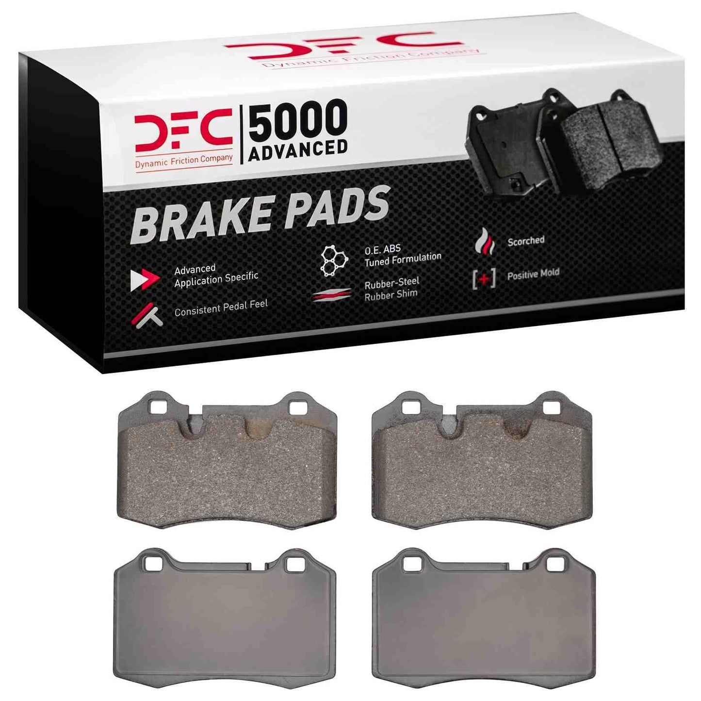 Dynamic Friction Company Disc Brake Pad Set 1551-1166-00