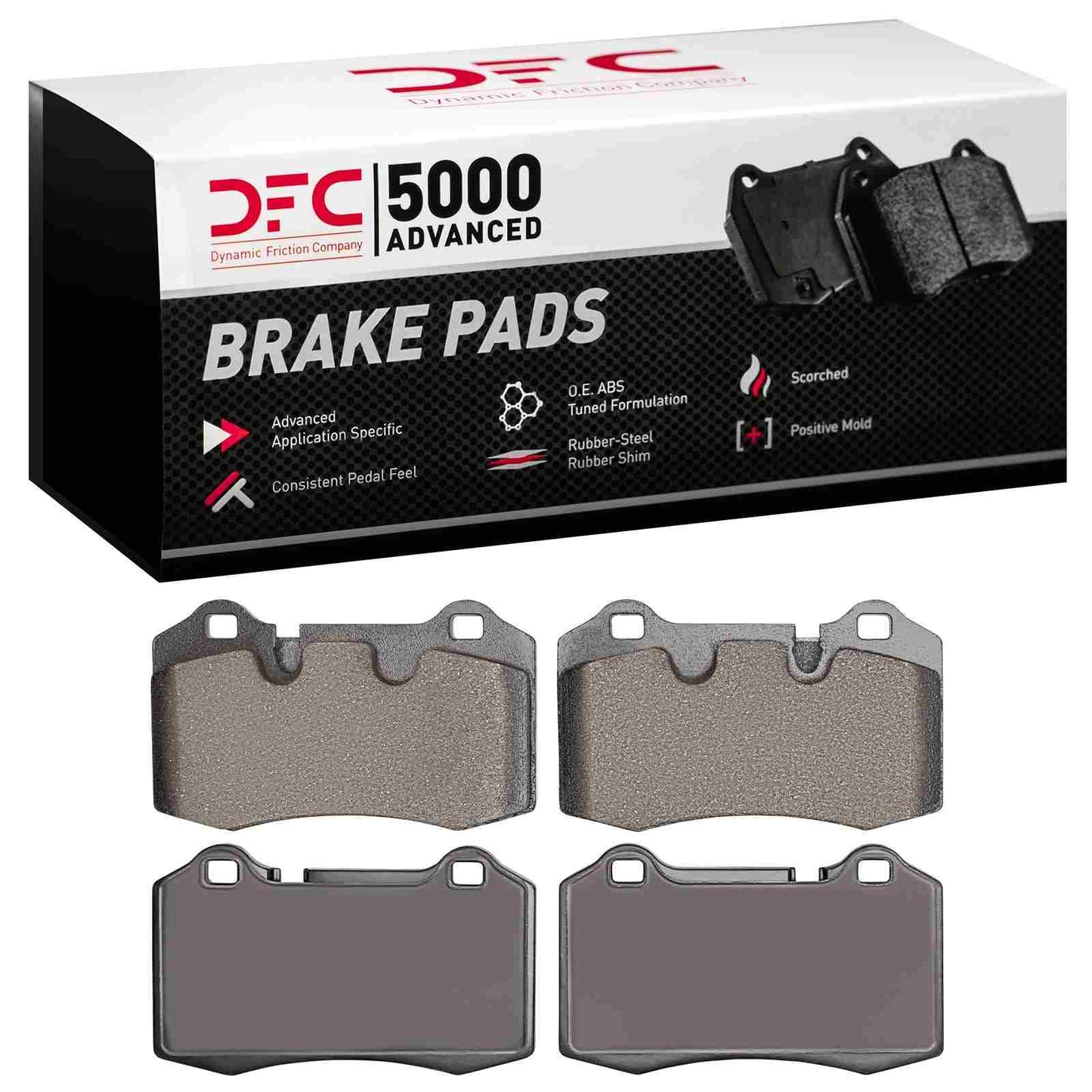 Dynamic Friction Company Disc Brake Pad Set 1551-1166-10