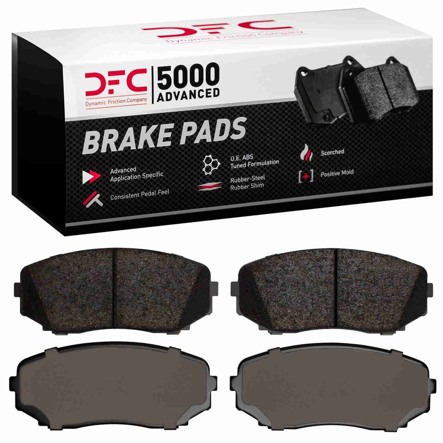 Dynamic Friction Company Disc Brake Pad Set 1551-1258-00