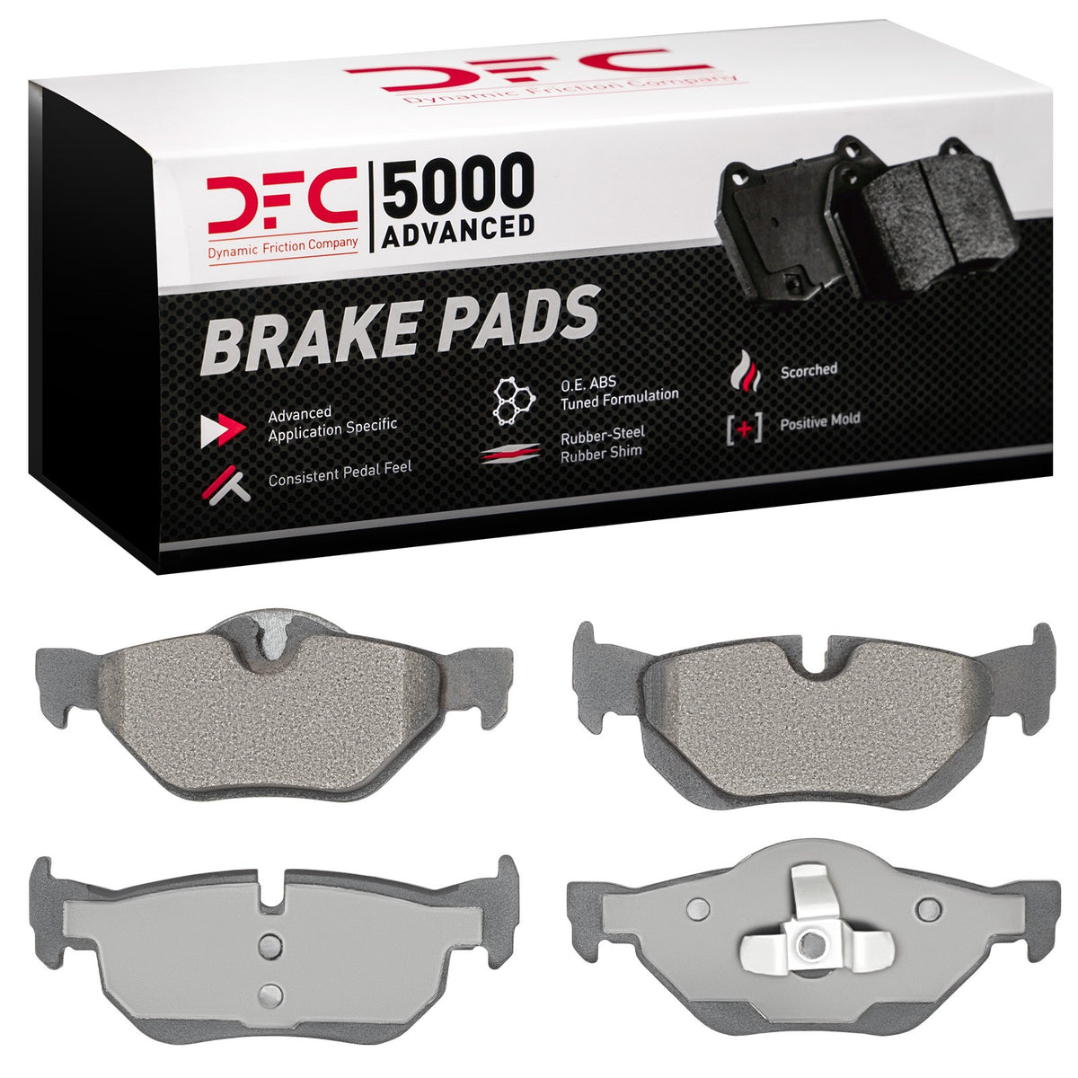 Dynamic Friction Company Disc Brake Pad Set 1551-1267-00