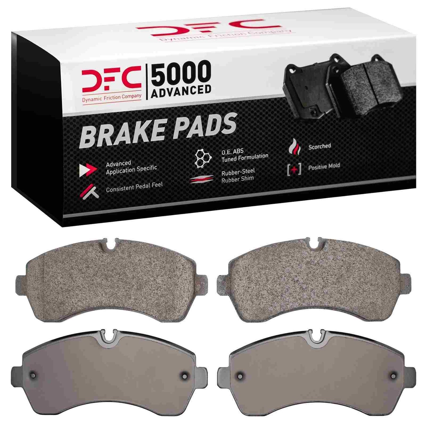 Dynamic Friction Company Disc Brake Pad Set 1551-1268-00