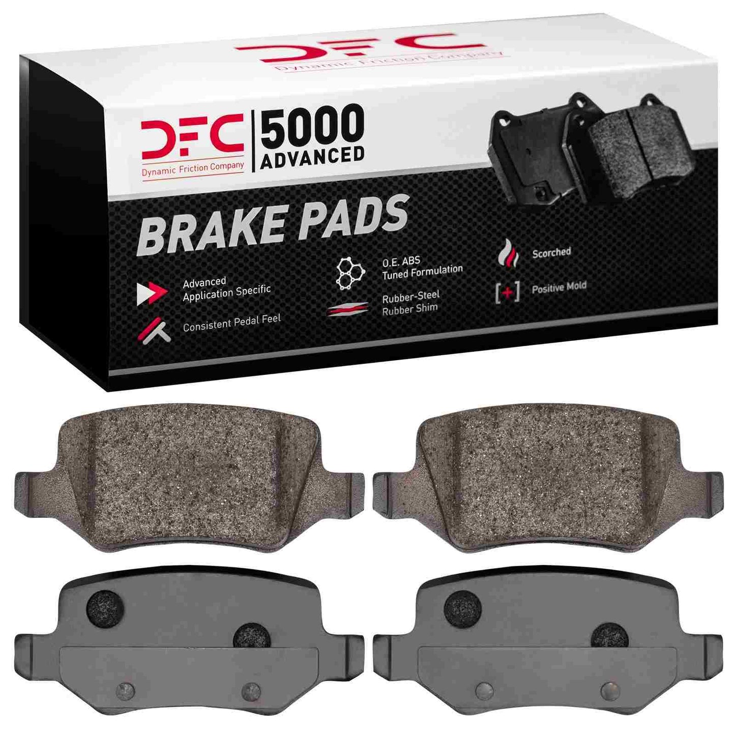 Dynamic Friction Company Disc Brake Pad Set 1551-1358-00