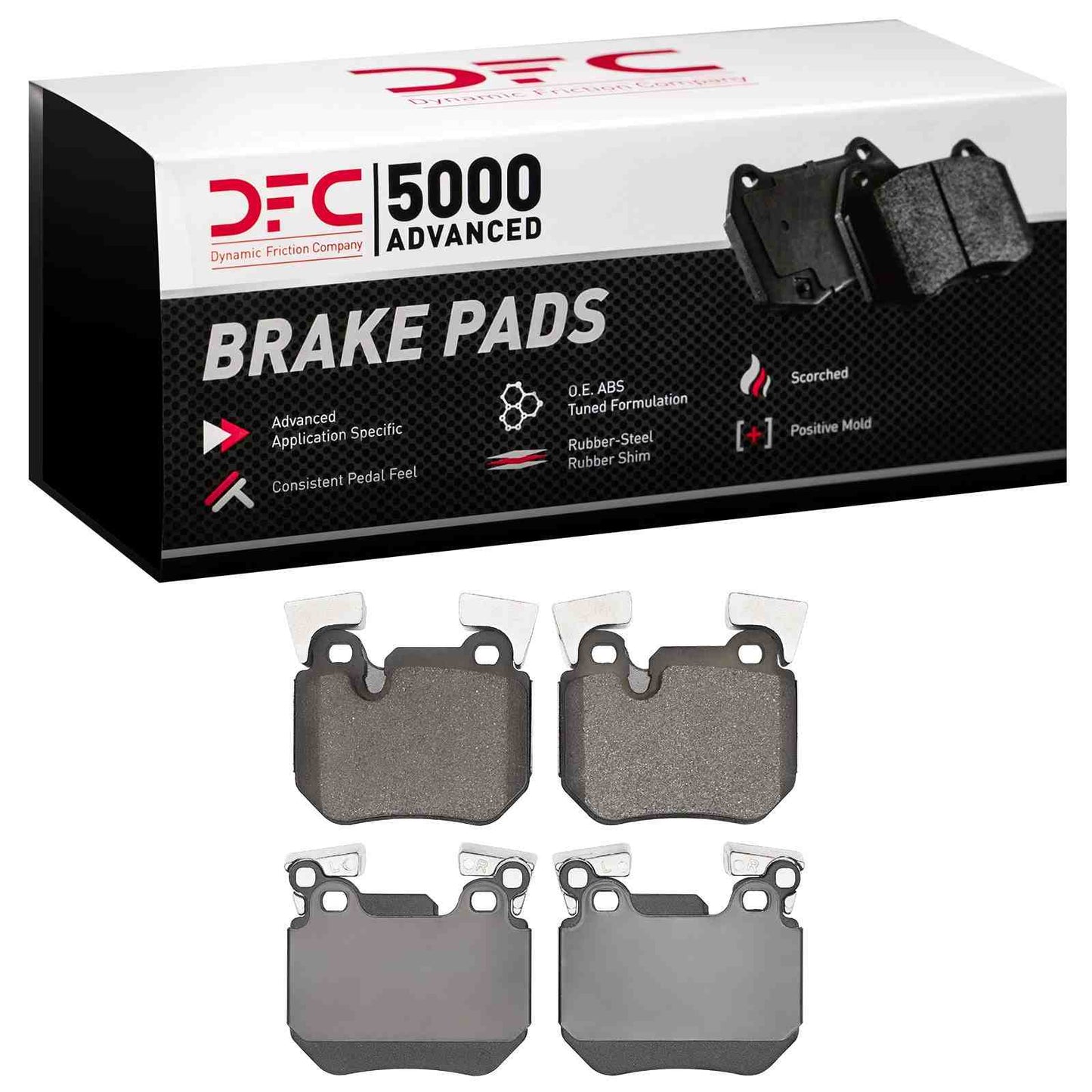 Dynamic Friction Company Disc Brake Pad Set 1551-1372-00