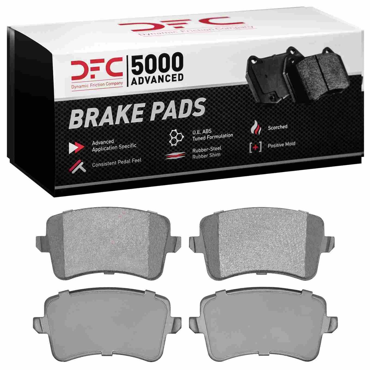 Dynamic Friction Company Disc Brake Pad Set 1551-1386-00