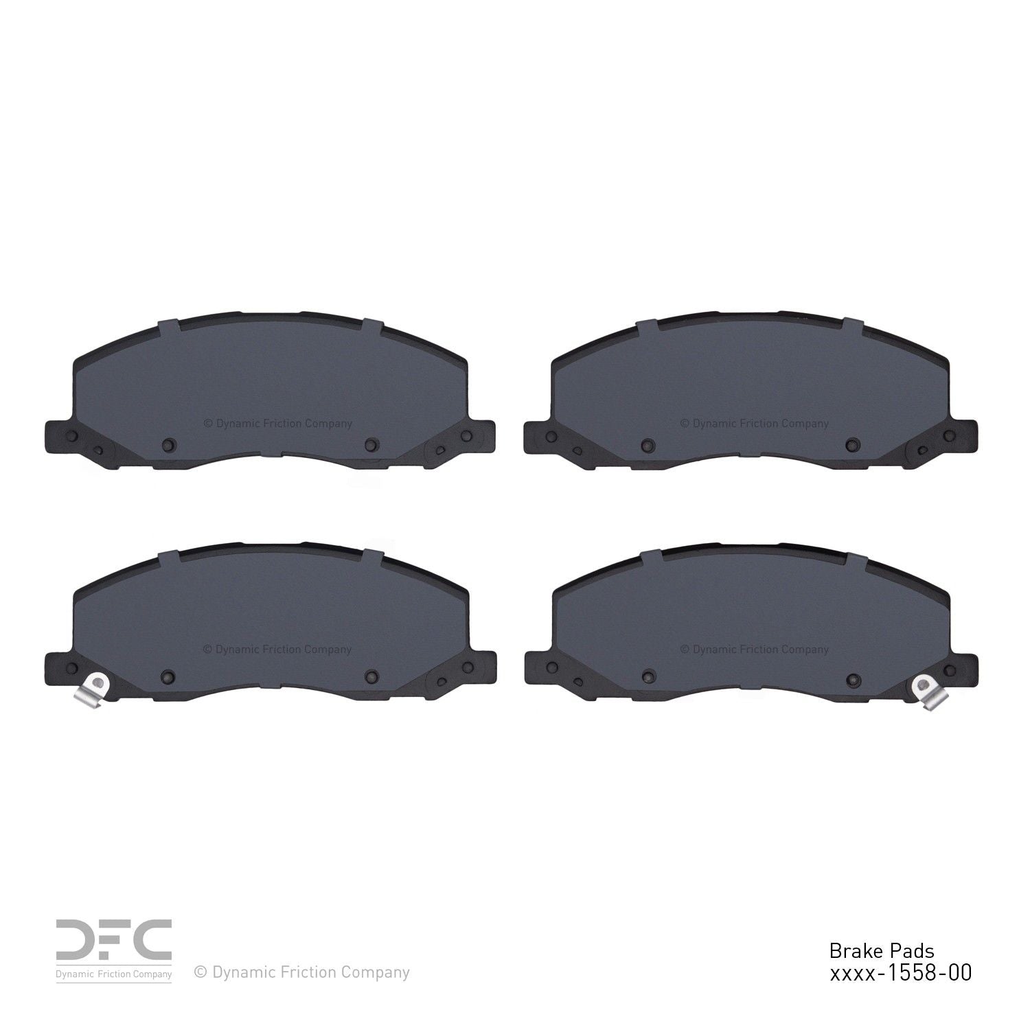 Dynamic Friction Company Disc Brake Pad Set 1551-1558-00