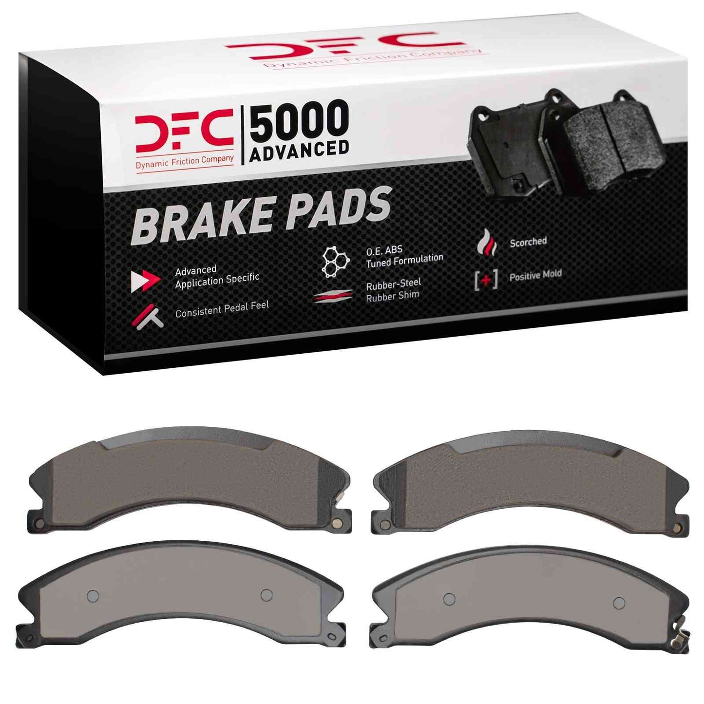 Dynamic Friction Company Disc Brake Pad Set 1551-1565-10